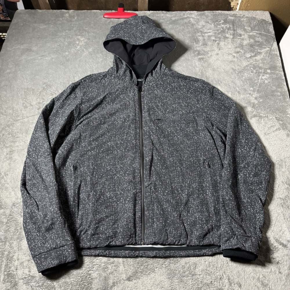 OUTDOOR VOICES Slipstream Jacket Women's M Speckled‎ Gray Lightweight Full Zip